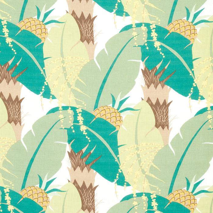 Schumacher Ananas Palm Fabric 177543