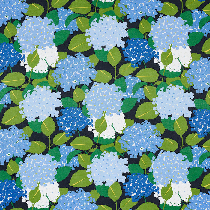 Schumacher Hydrangea Document Fabric Sample 177580