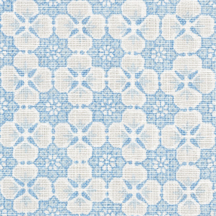 Schumacher Palisades Floret China Blue Fabric 177601