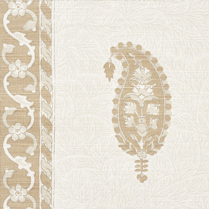 Schumacher Ojai Paisley Neutral Fabric 177612