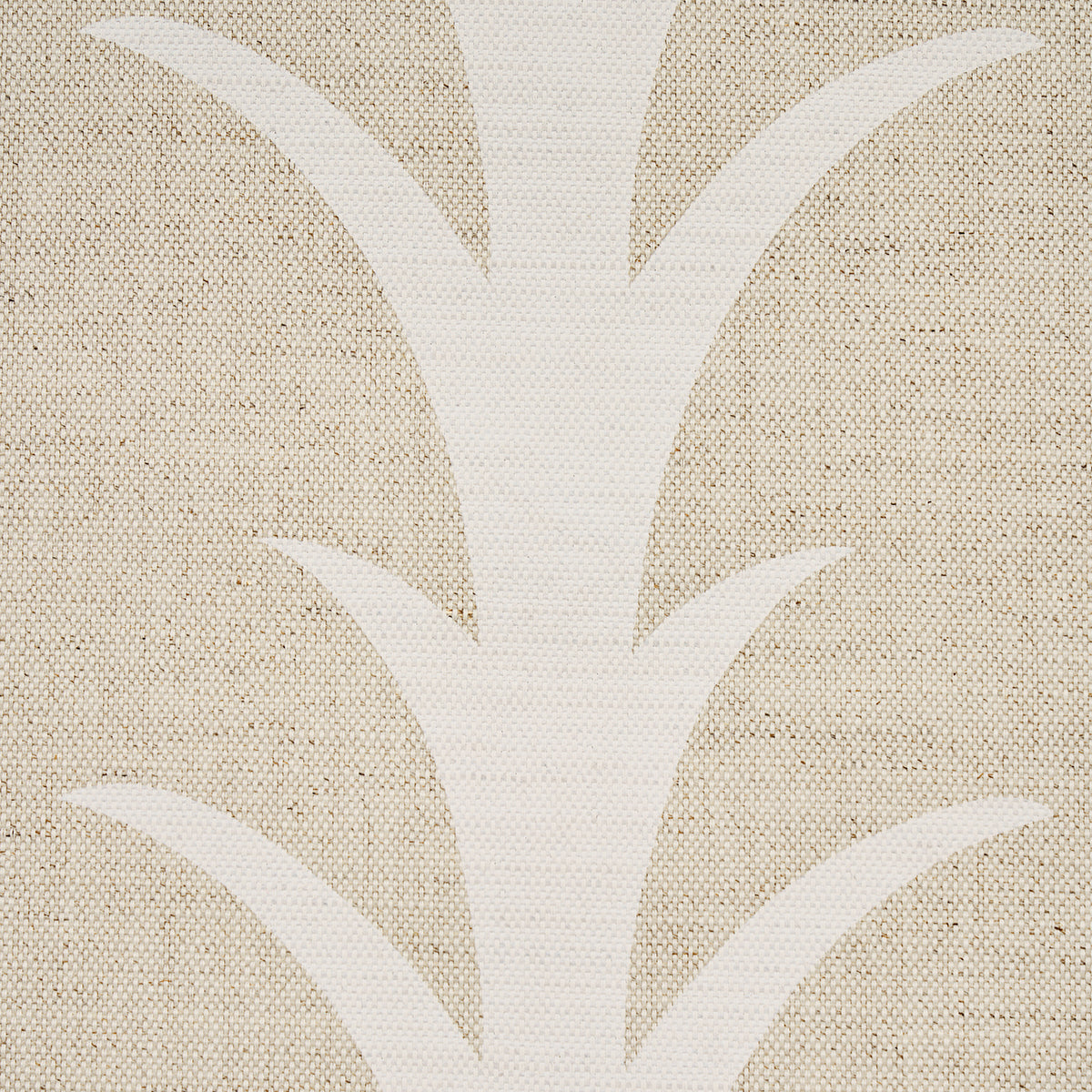 Schumacher Acanthus Stripe Natural Fabric 177636