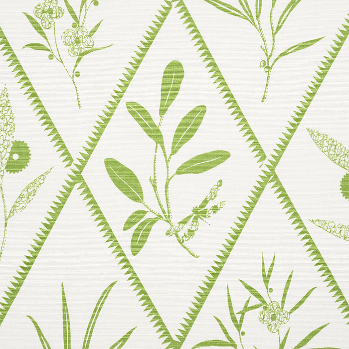 Schumacher Endimione Leaf Fabric Sample 177641