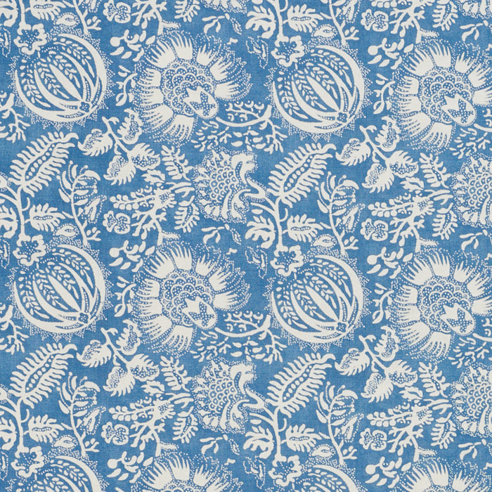 Schumacher Pomegranate Print Indigo Fabric Sample 177690