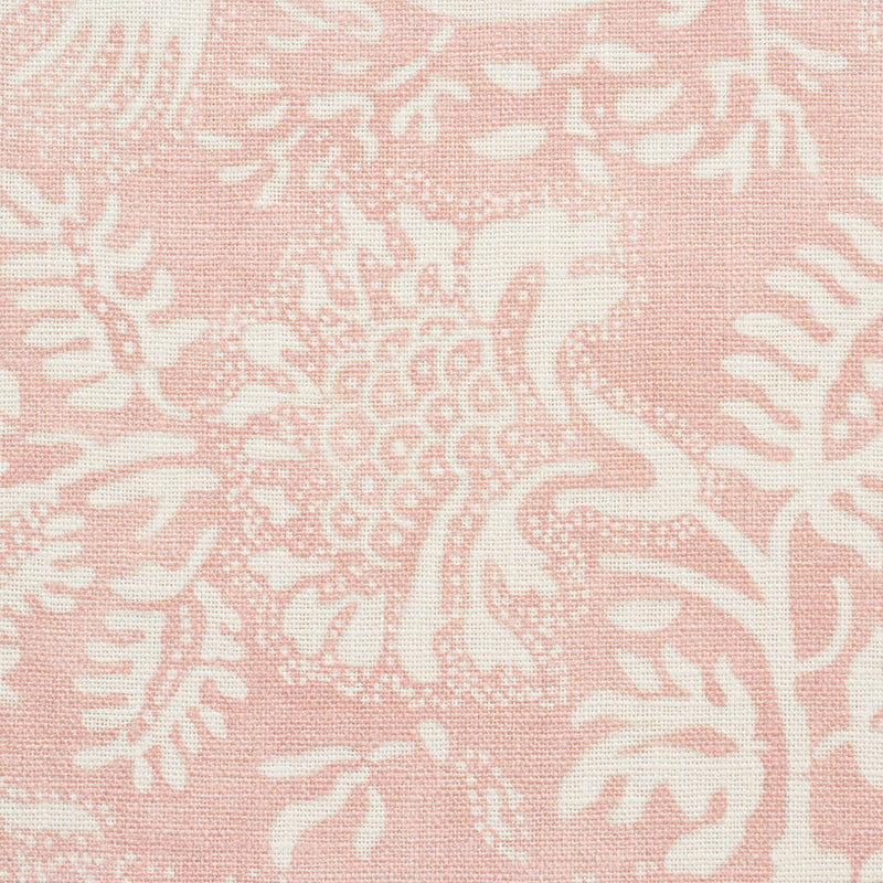 Schumacher Pomegranate Print Petal Fabric Sample 177693