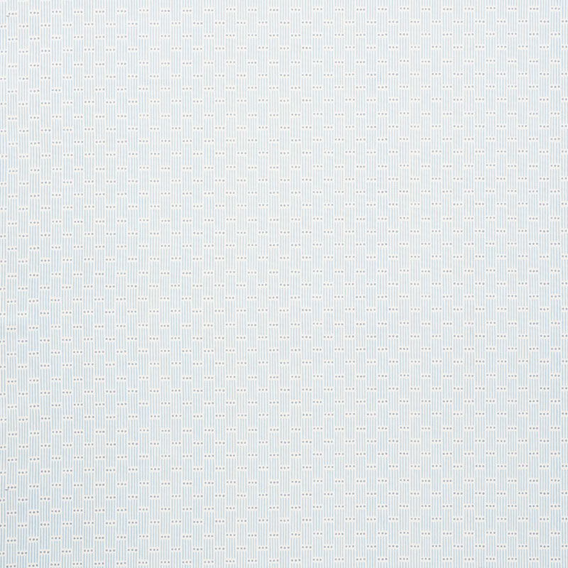 Schumacher Dotted Stripe Sky Fabric Sample 177711