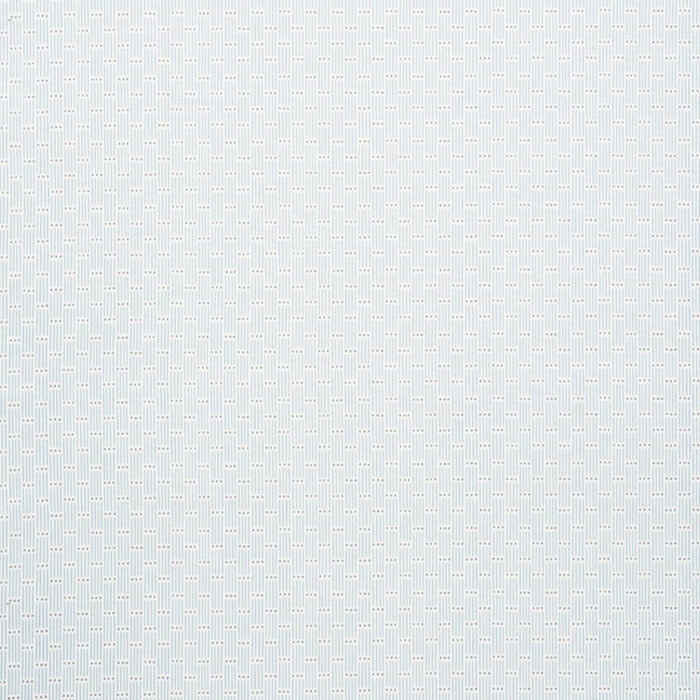 Schumacher Dotted Stripe Sky Fabric Sample 177711