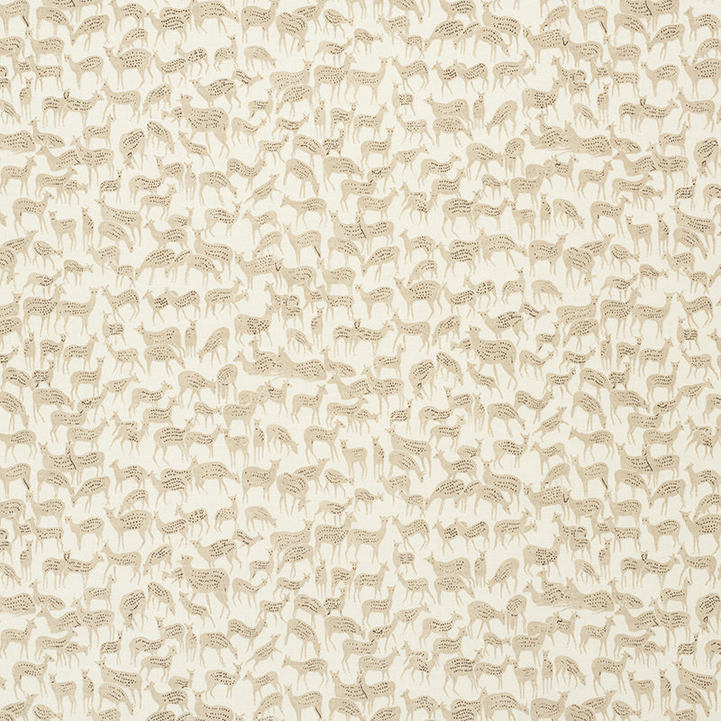 Schumacher Fauna Natural Fabric 177721