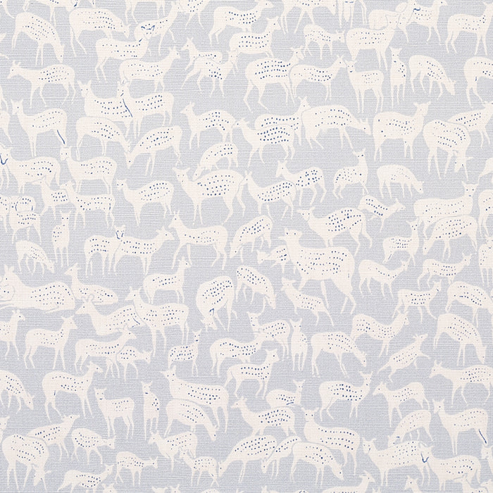 Schumacher Fauna Slate Blue Fabric 177724