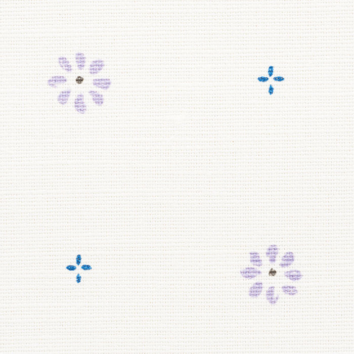 Schumacher Suna Floral Lilac Fabric Sample 177731