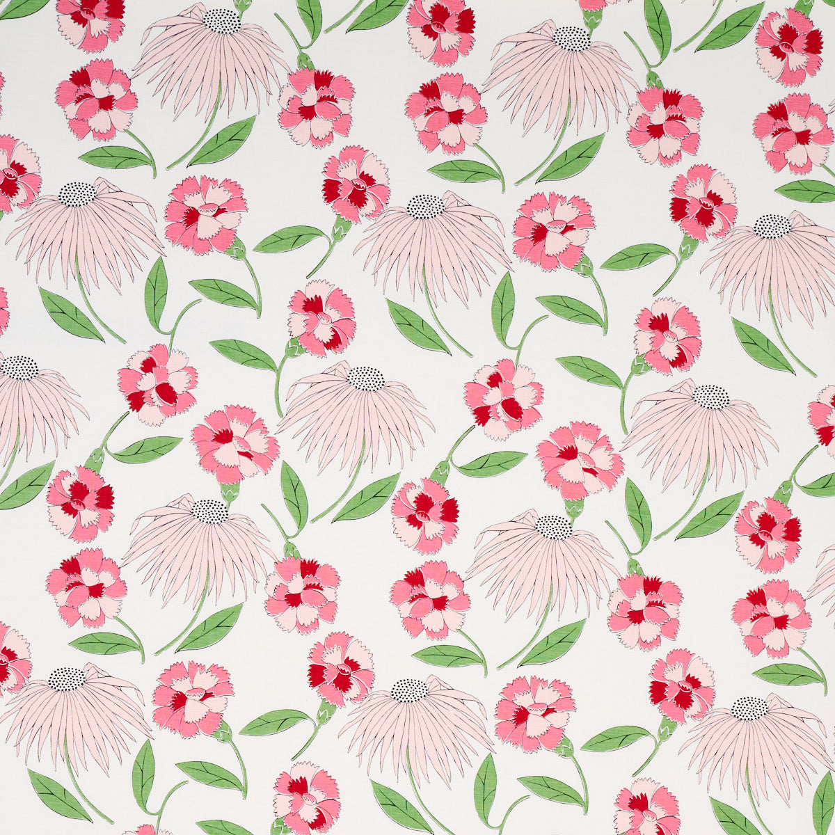 Schumacher Bouquet Toss Pepper Berry Fabric 177853