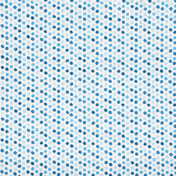 Schumacher Mini Bursts Blues Fabric 177872