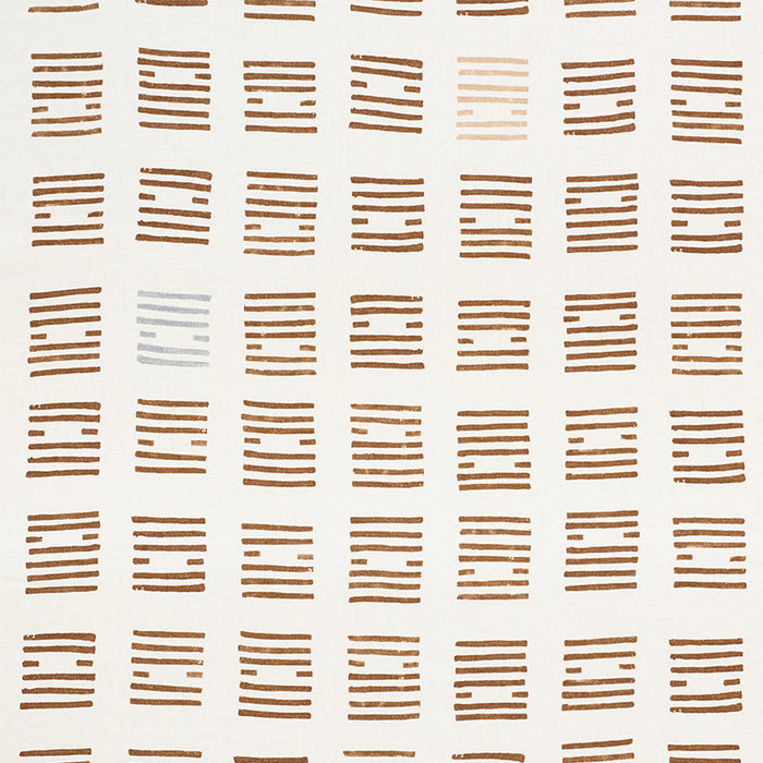 Schumacher Tiasquam Teak Fabric 177883