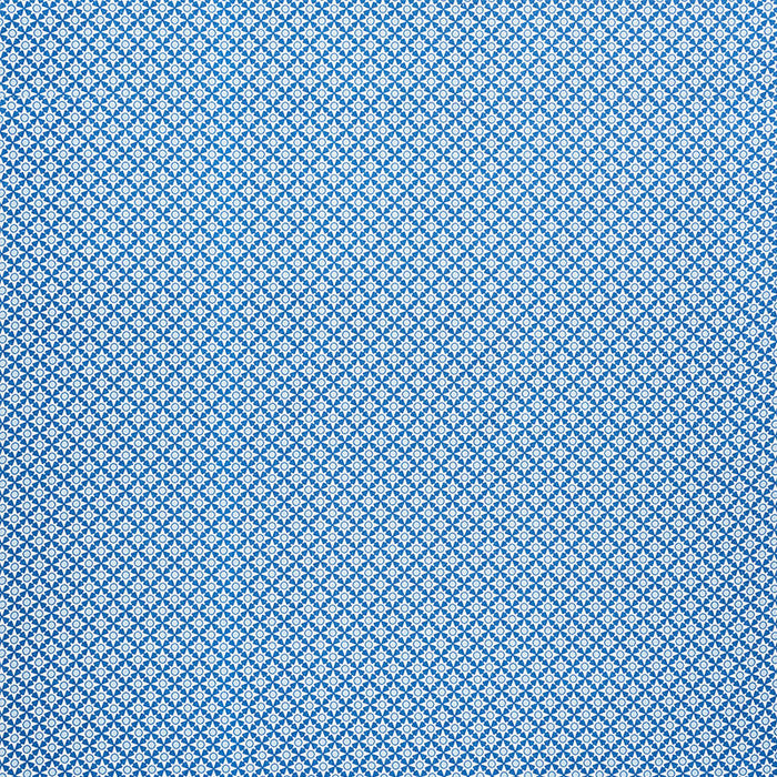 Schumacher Serendipity Blue Fabric Sample 177960