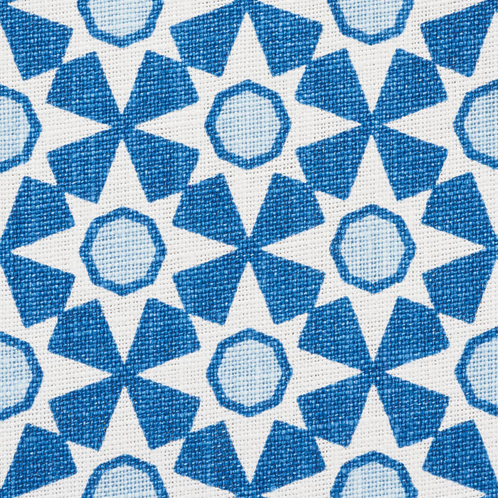 Schumacher Serendipity Blue Fabric Sample 177960