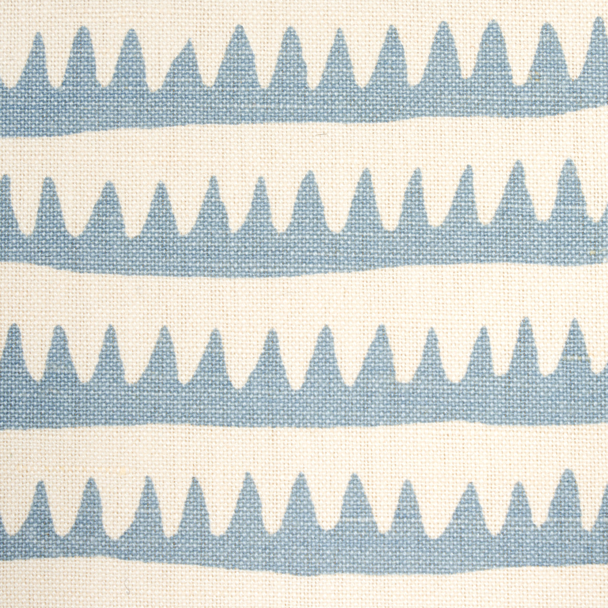 Schumacher Corfu Hand Printed Stripe Sky Fabric 177975