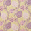 Schumacher Annabel Warp Print Gold Fabric Sample 177991