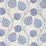 Schumacher Annabel Warp Print Blue Fabric Sample 177992