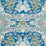 Schumacher Magic Mountain Dragon Blue Fabric 178050