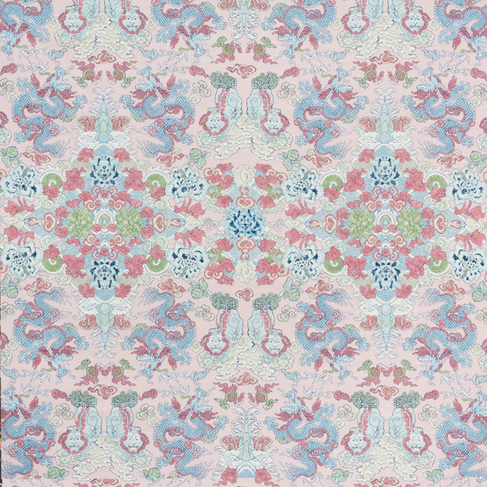 Schumacher Magic Mountain Dragon Blush Fabric 178051