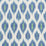 Schumacher Presidio Ikat Peacock Fabric Sample 178060