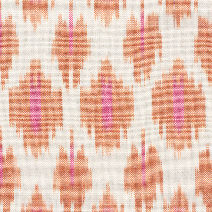 Schumacher Presidio Ikat Orange Fabric 178061