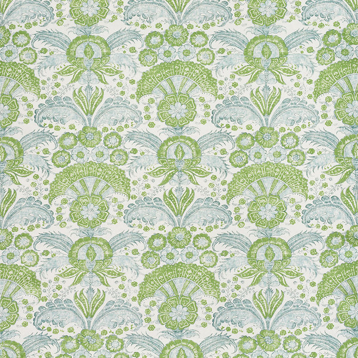 Schumacher Calicut Leaf Fabric Sample 178101