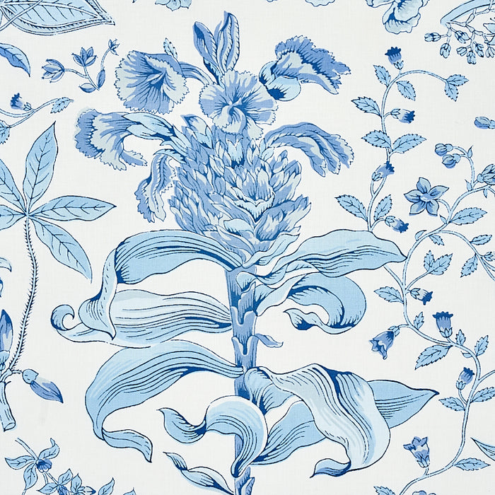 Schumacher Pomegranate Botanical Blue Fabric 178124