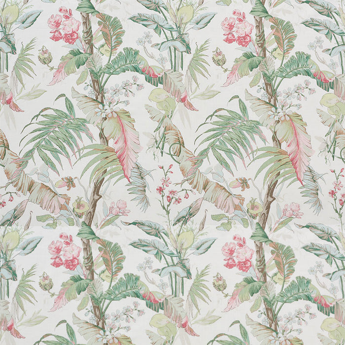 Schumacher Tropique Blush Fabric Sample 178130