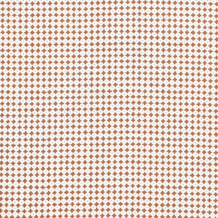 Schumacher Polka Brown Fabric Sample 178242