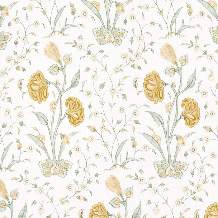 Schumacher Khilana Floral Marigold Fabric 178333