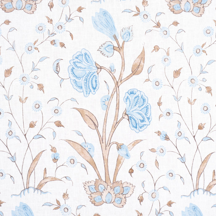 Schumacher Khilana Floral Sky Fabric 178334