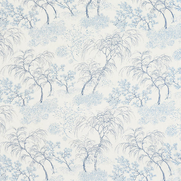 Schumacher Mori Sheer Porcelain Fabric 178360