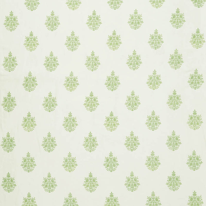 Schumacher Asara Flower Sheer Green Fabric 178371