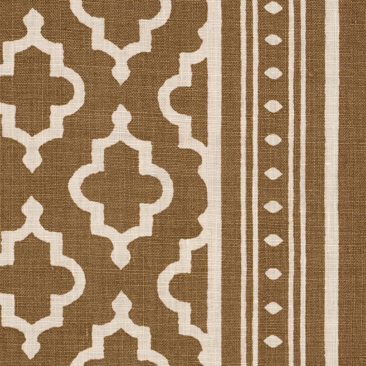 Schumacher Jake Cinnamon Fabric 178433