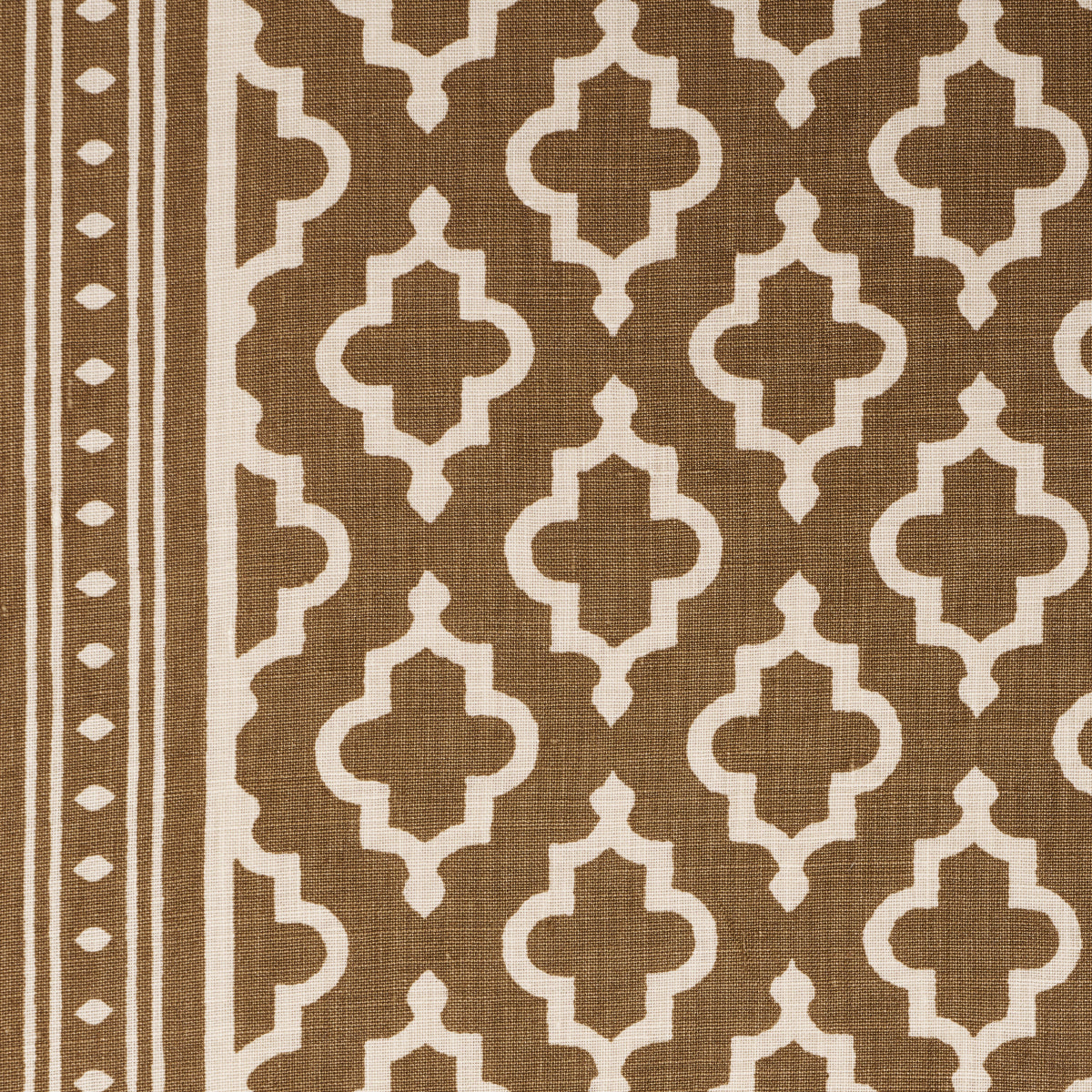 Schumacher Jake Cinnamon Fabric 178433