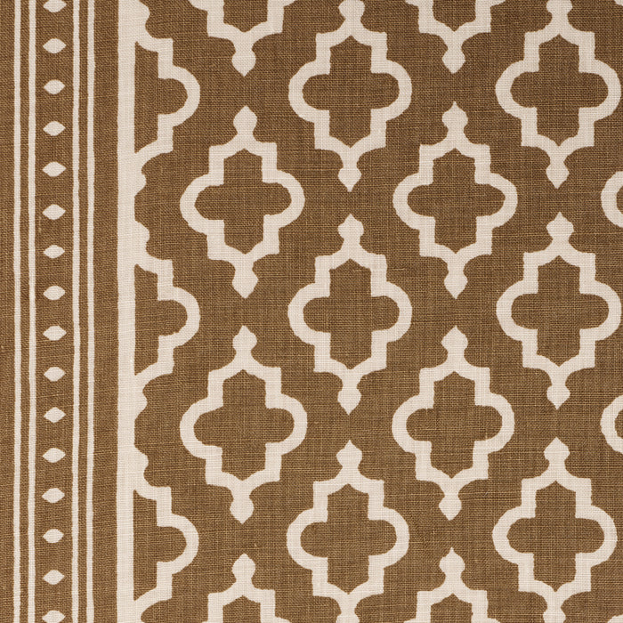 Schumacher Jake Cinnamon Fabric 178433