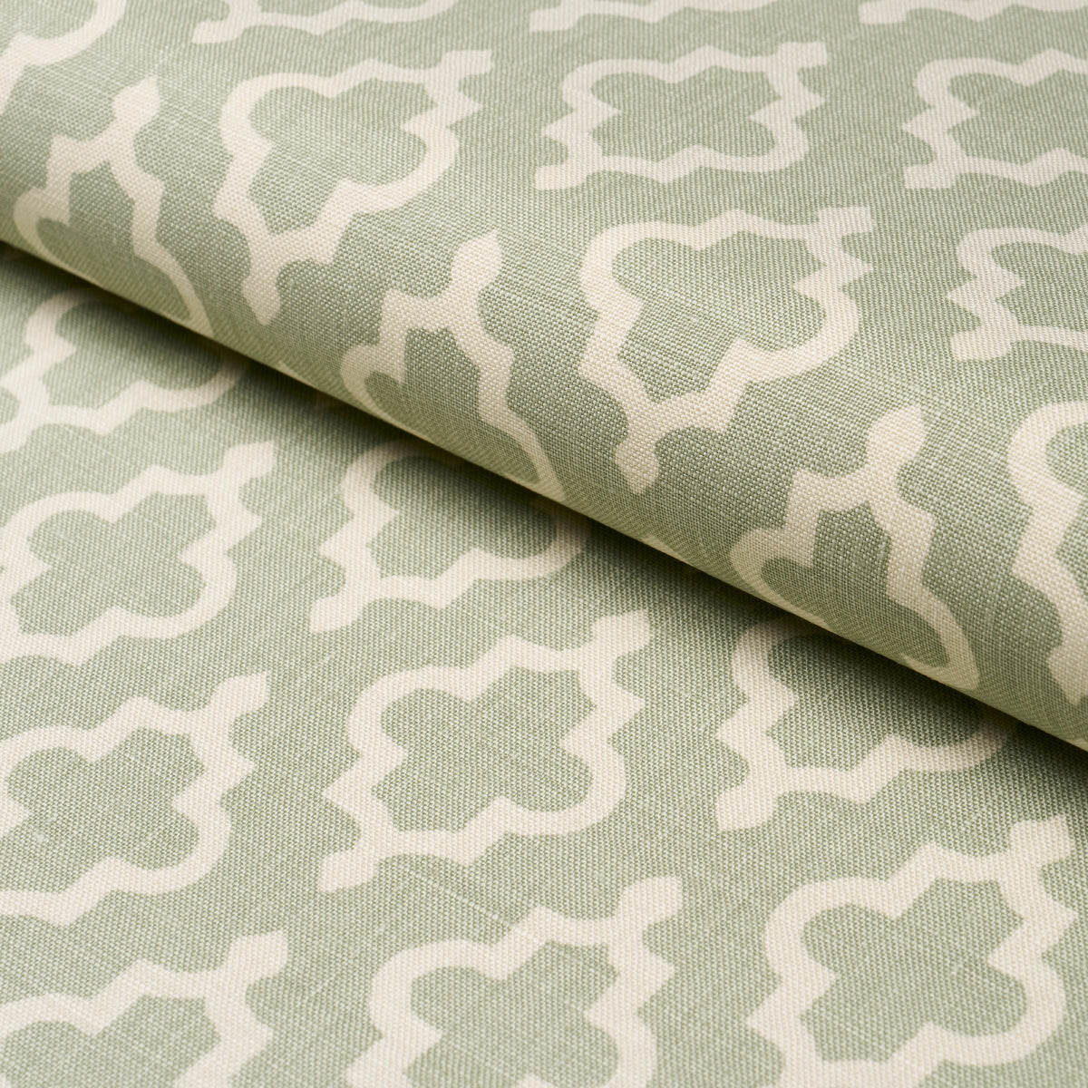 Schumacher Jake Celadon Fabric Sample 178435