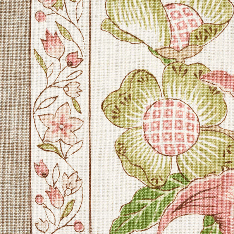 Schumacher Anjou Stripe Blush Fabric 178521