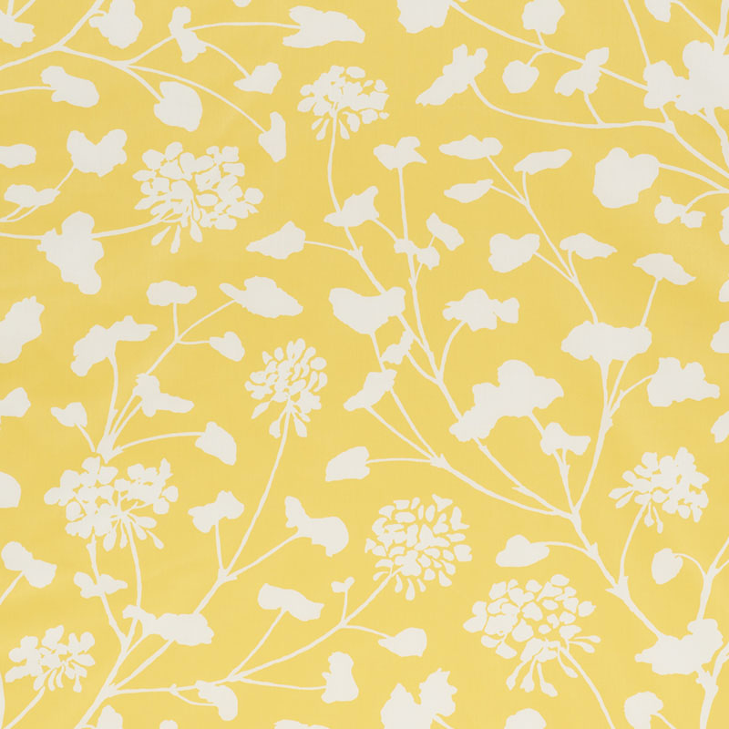 Schumacher Pennick Chintz Yellow Fabric Sample 178540