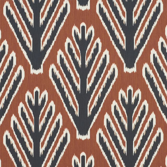 Schumacher Bodhi Tree Brown & Black Fabric 178562