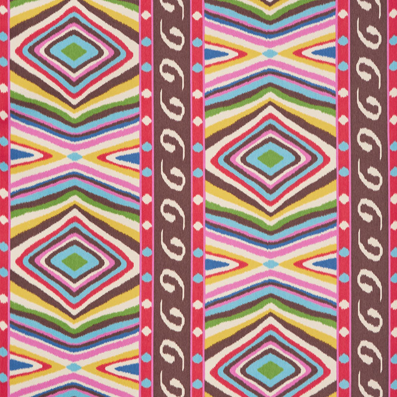 Schumacher Terence Ikat Multi Fabric 178580