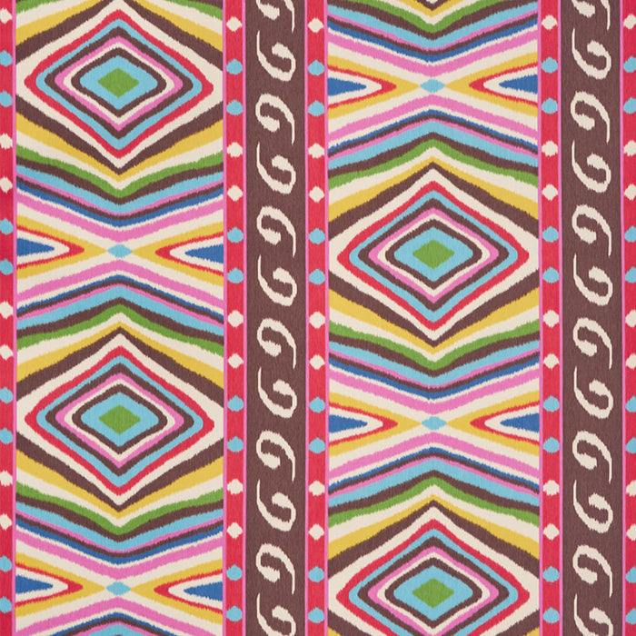 Schumacher Terence Ikat Multi Fabric Sample 178580