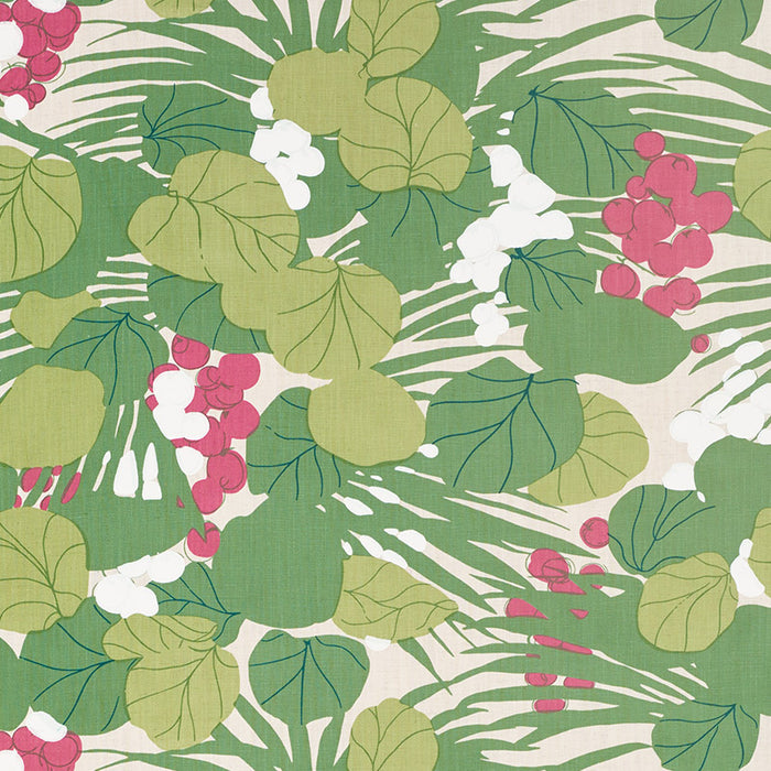 Schumacher Sea Grapes Tropical Fabric Sample 178631