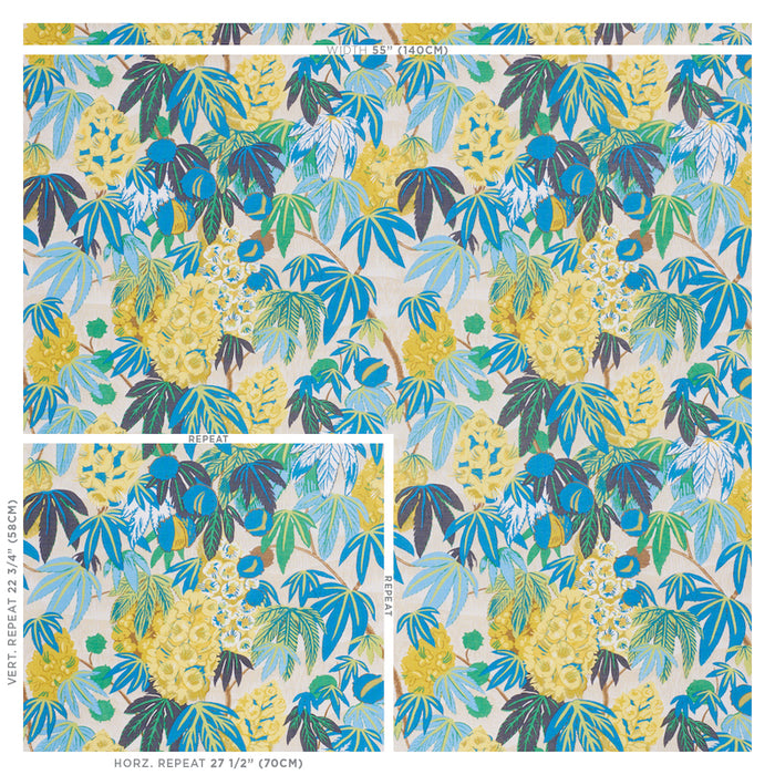 Schumacher Del Lungo Citron Fabric 178641