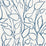 Schumacher Solandra Vine Blue Fabric 178700