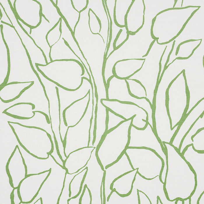 Schumacher Solandra Vine Leaf Fabric Sample 178701