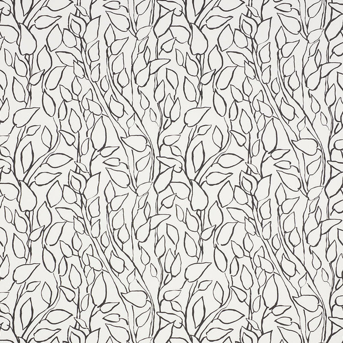 Schumacher Solandra Vine Black Fabric Sample 178702