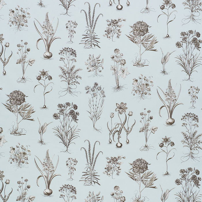 Schumacher Cabot Botanical Sky Fabric Sample 178750