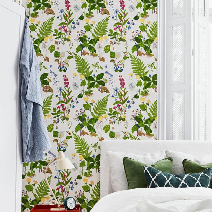 Schumacher Trollslända Multi Wallpaper 1788