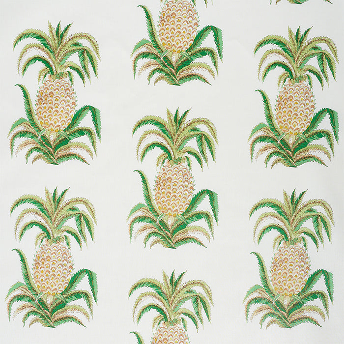 Schumacher Pineapples Chintz Ivory Fabric 178800